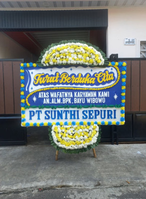 Papan Bunga Duka di Lasoani