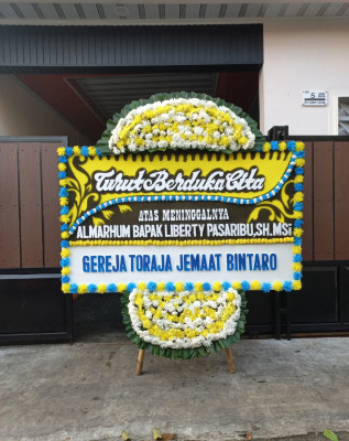 Papan Bunga Duka di Lasoani